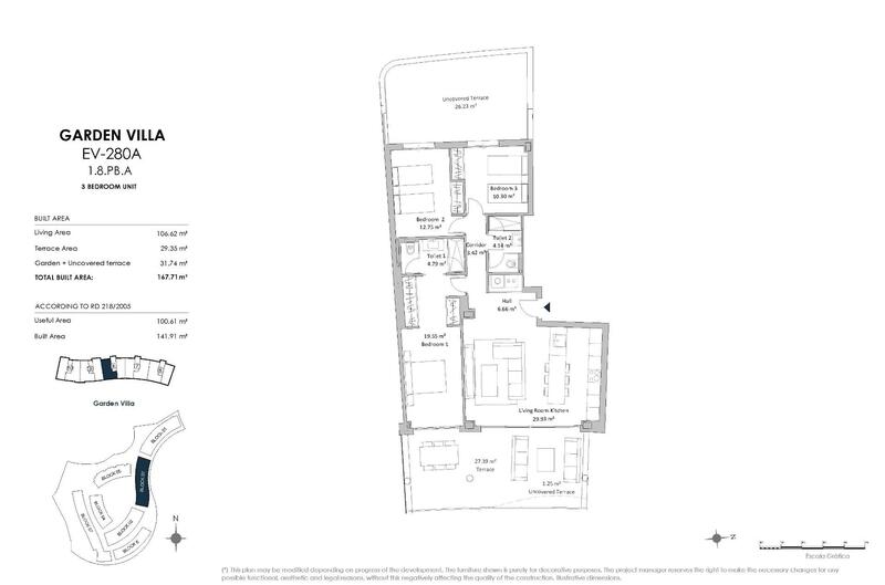 3 Schlafzimmer Appartement zu verkaufen