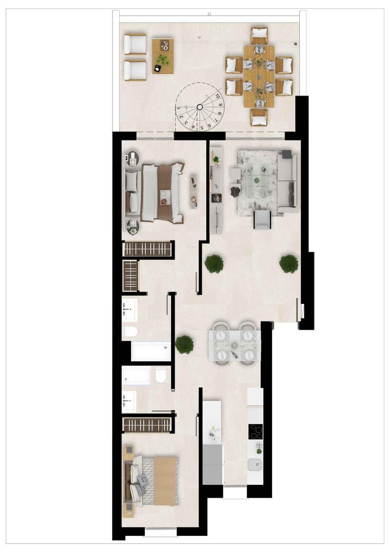 2 Cuarto Apartamento en venta 2 Cuarto Apartamento en venta