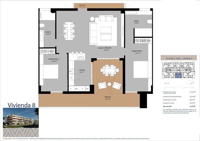 2 soveværelse Lejlighed til salg