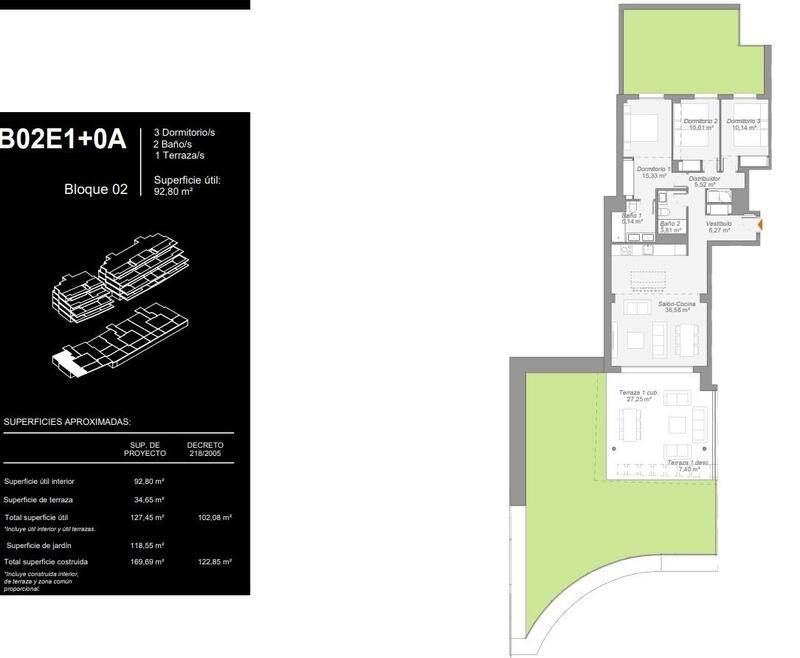 3 soveværelse Lejlighed til salg