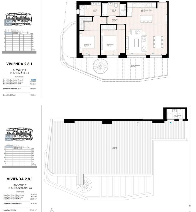 2 chambre Appartement à vendre