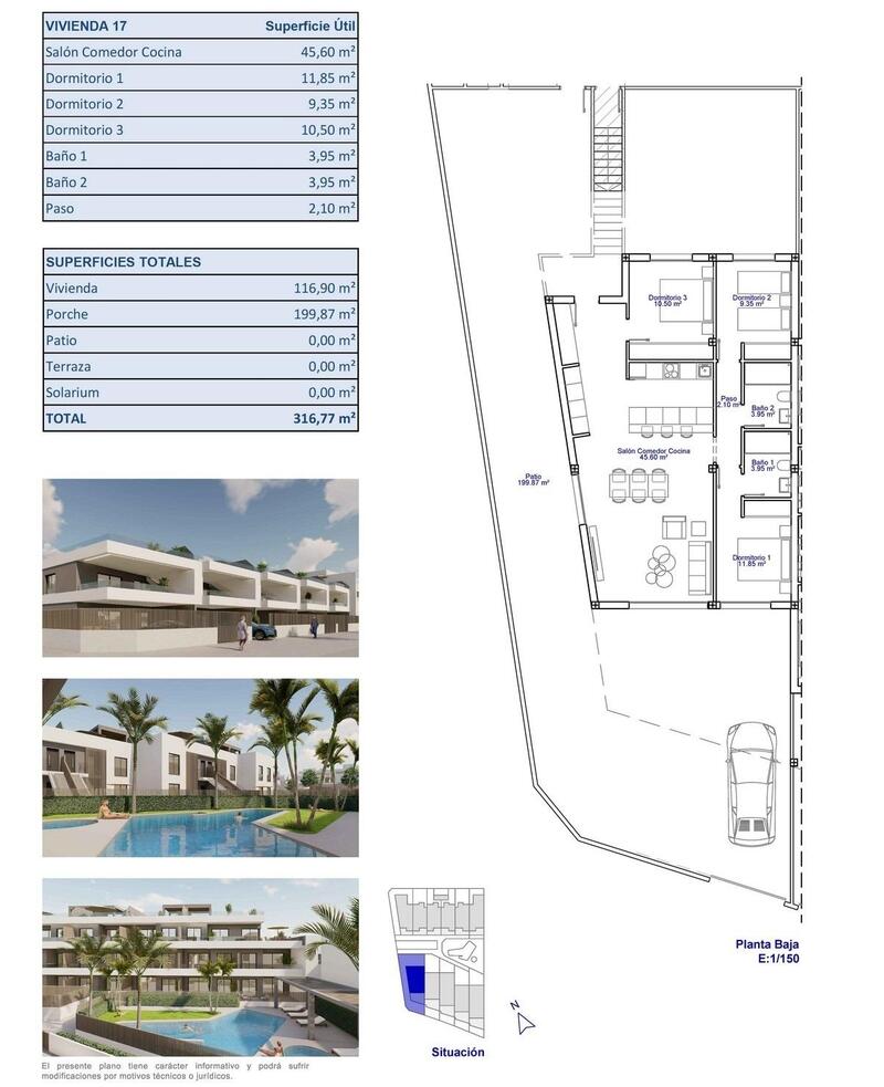 3 bedroom Townhouse for sale