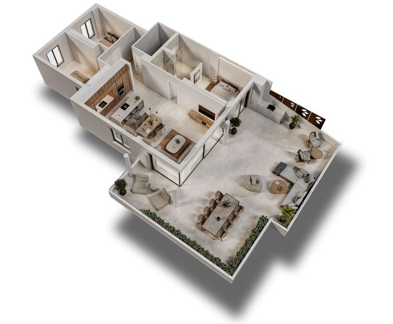 2 slaapkamer Appartement Te koop