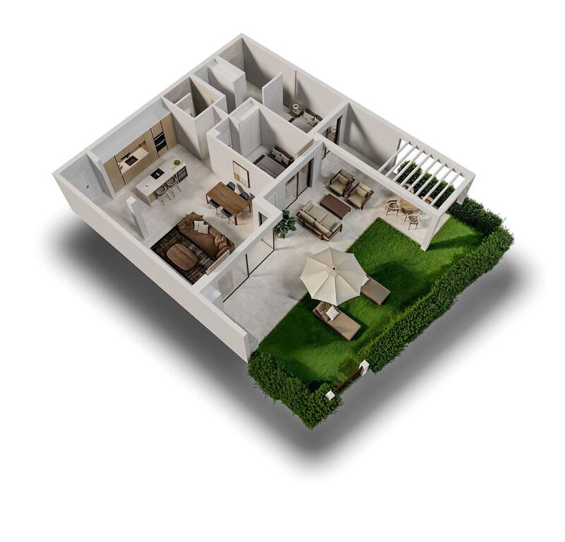 2 slaapkamer Appartement Te koop