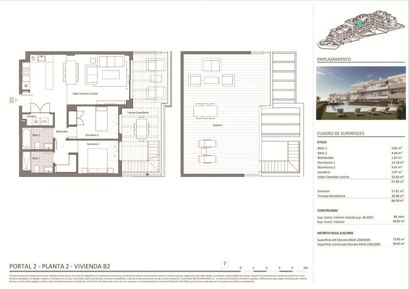 2 Schlafzimmer Appartement zu verkaufen