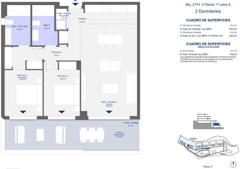 2 Schlafzimmer Appartement zu verkaufen