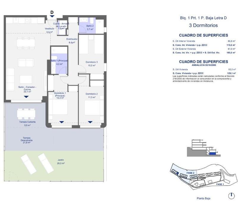 3 slaapkamer Appartement Te koop