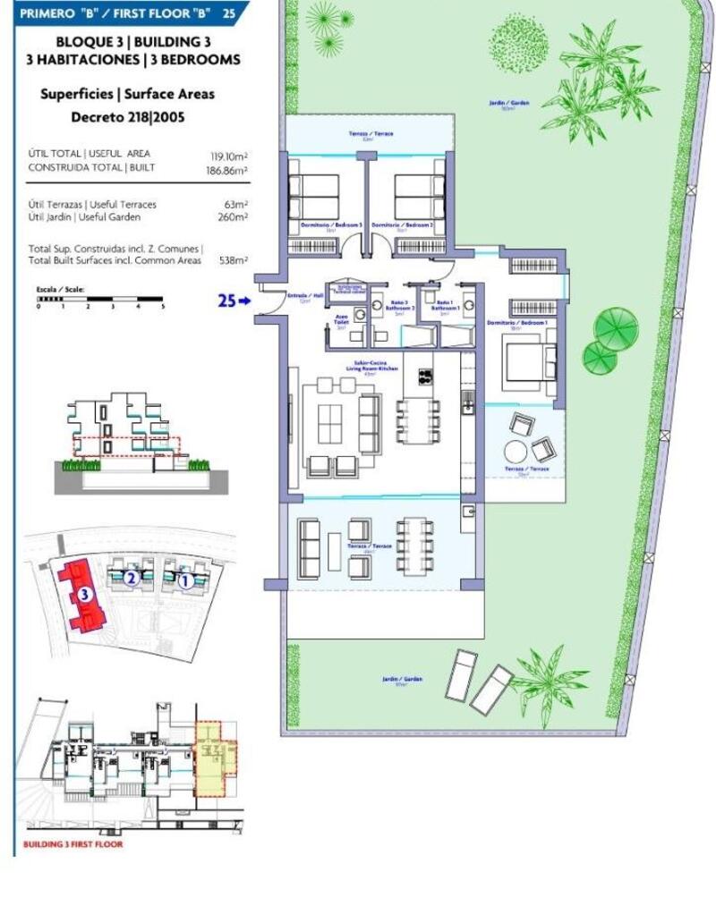 3 Cuarto Apartamento en venta