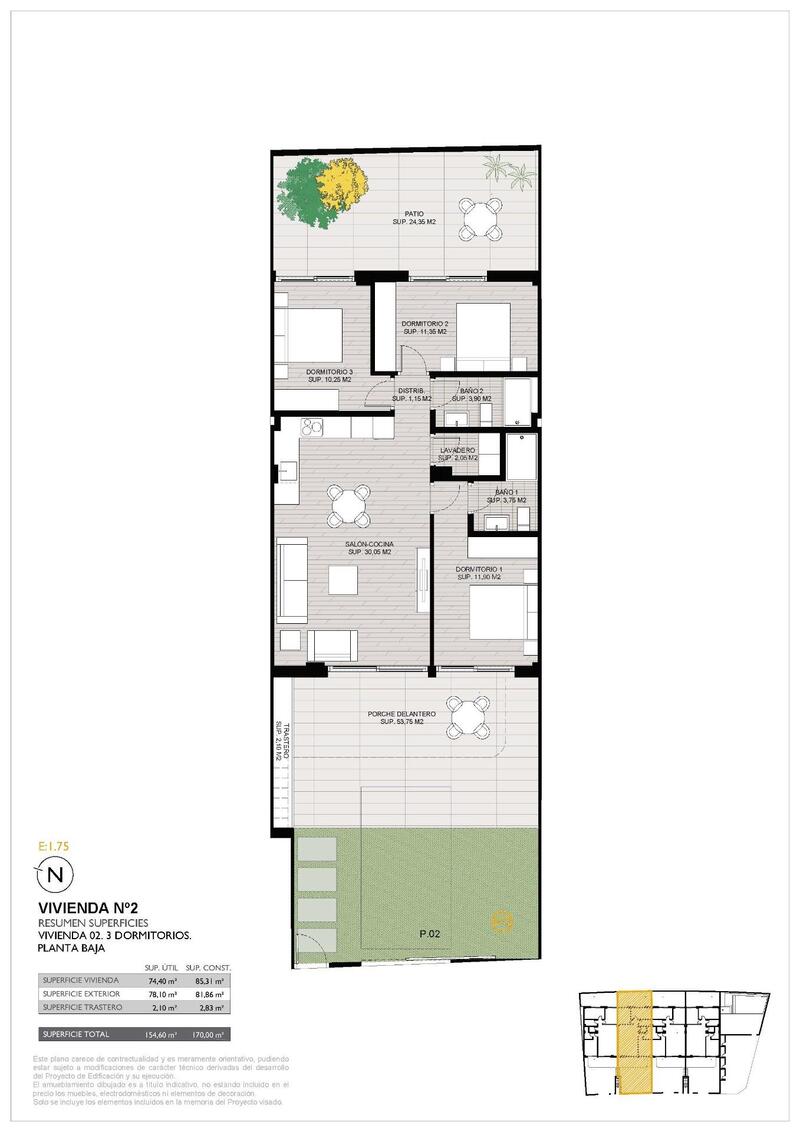 3 Schlafzimmer Stadthaus zu verkaufen