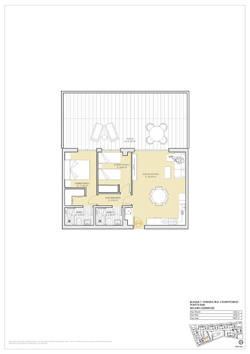 2 slaapkamer Appartement Te koop