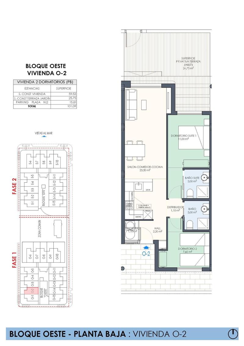 2 Schlafzimmer Stadthaus zu verkaufen