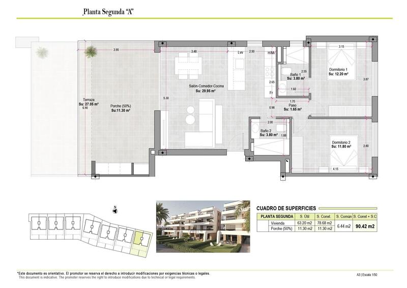 2 Cuarto Apartamento en venta