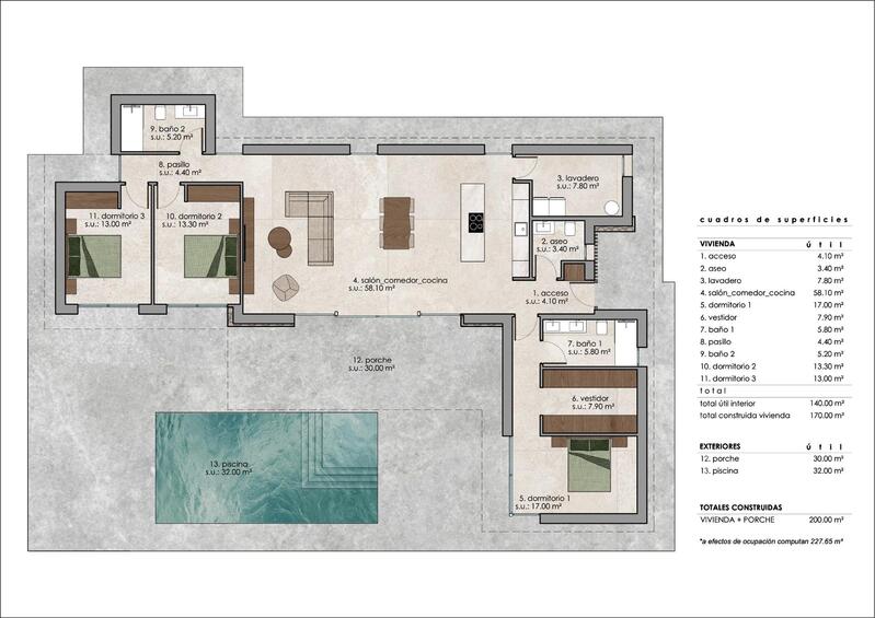 3 slaapkamer Villa Te koop