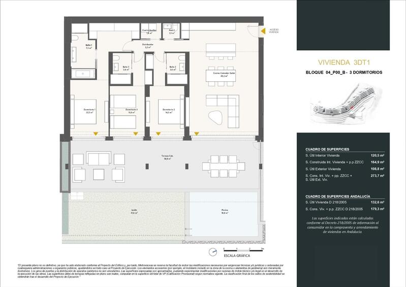 3 bedroom Apartment for sale