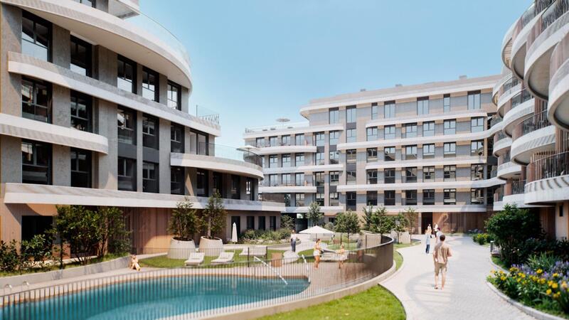 1 slaapkamer Appartement Te koop