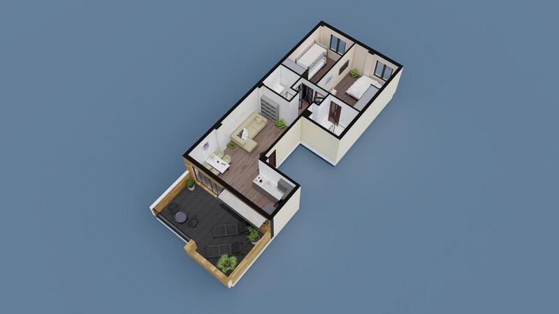 2 chambre Appartement à vendre