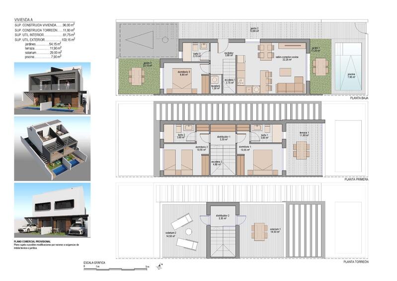 3 Cuarto Dúplex en venta