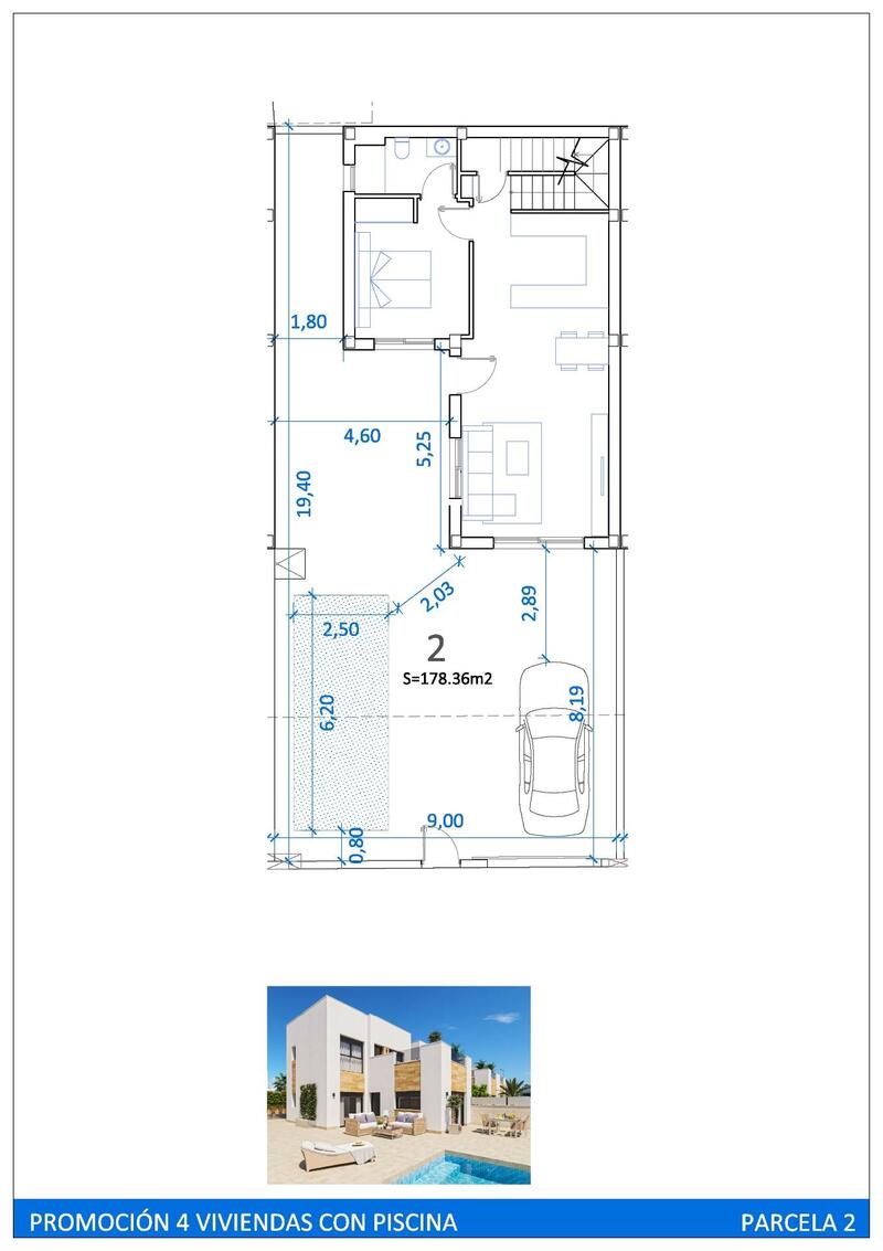3 slaapkamer Tweezijdig Te koop