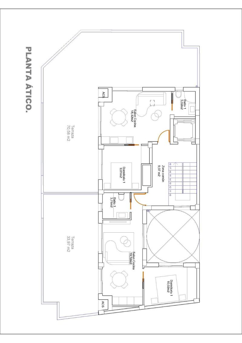 1 Cuarto Apartamento en venta