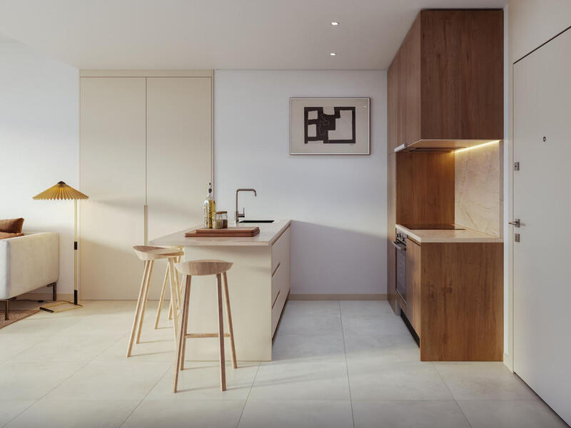 1 slaapkamer Appartement Te koop