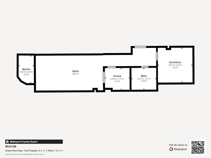1 bedroom Apartment for sale