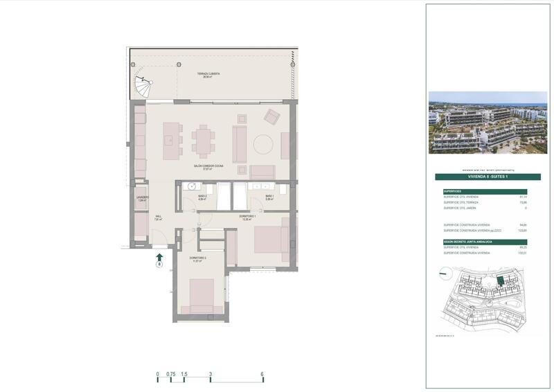 2 bedroom Apartment for sale