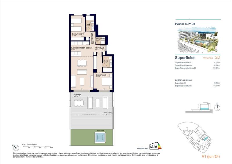 2 bedroom Apartment for sale