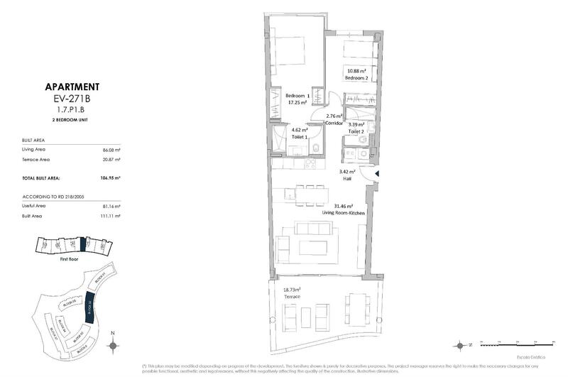 2 Cuarto Apartamento en venta