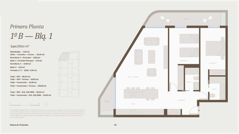2 chambre Appartement à vendre