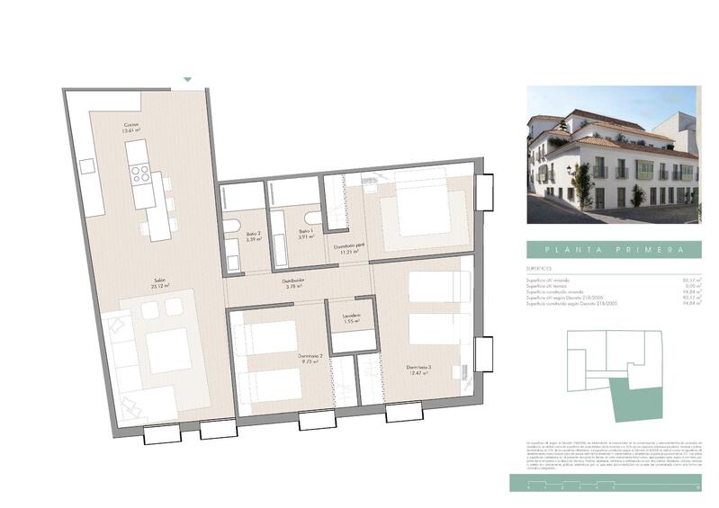 3 slaapkamer Appartement Te koop