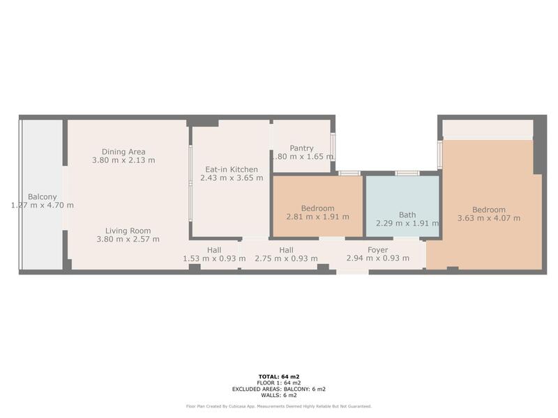 2 Cuarto Apartamento en venta