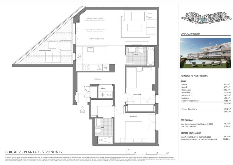 2 slaapkamer Appartement Te koop