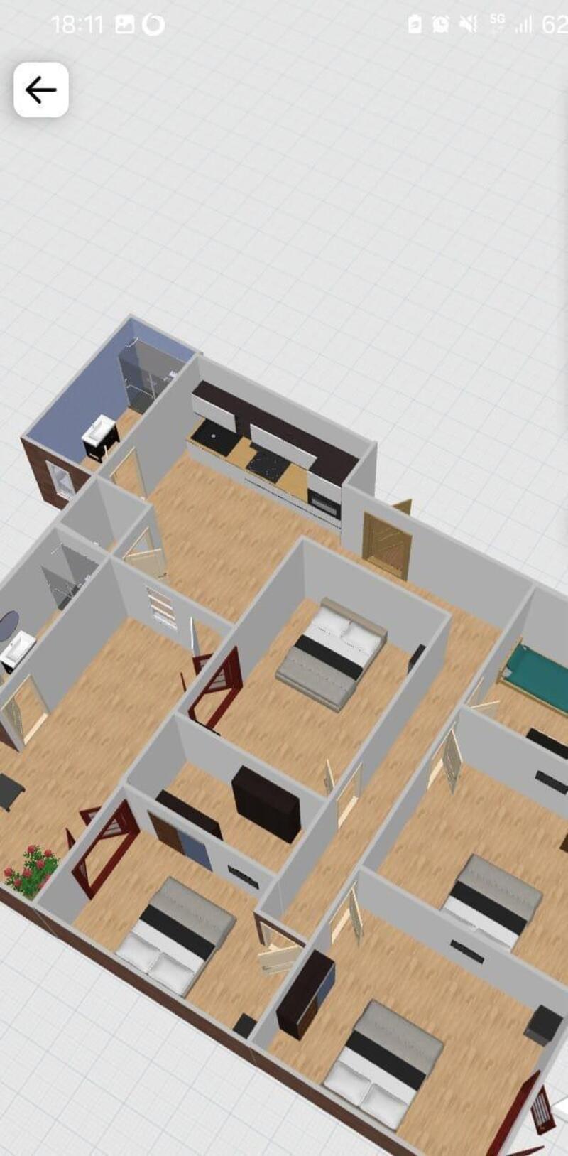 5 chambre Appartement à vendre