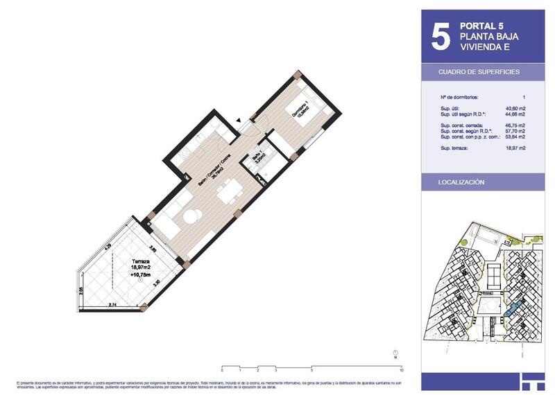 1 Schlafzimmer Appartement zu verkaufen