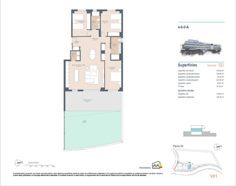 3 спальная комната квартира продается