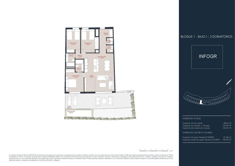 3 Schlafzimmer Appartement zu verkaufen