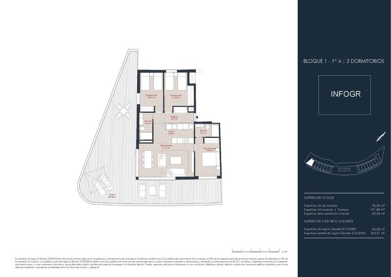 3 slaapkamer Appartement Te koop