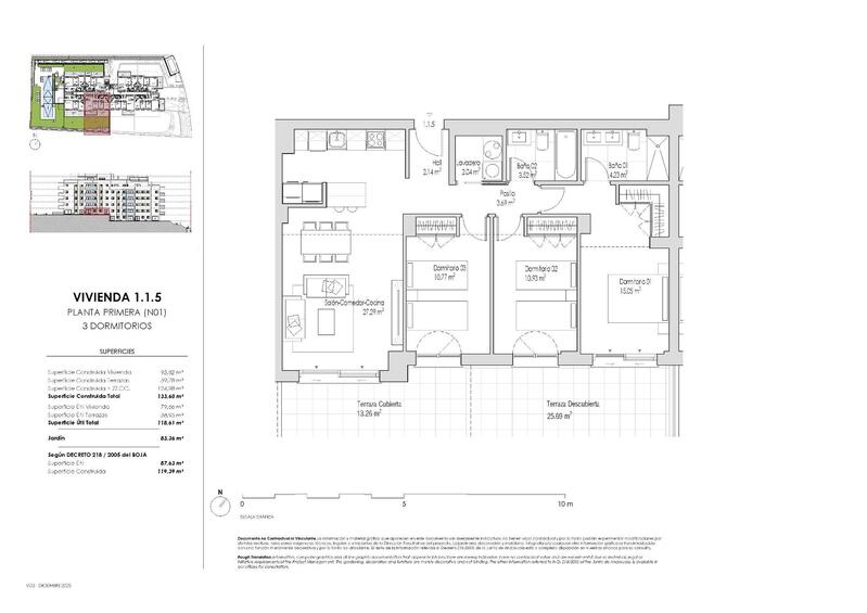 3 chambre Appartement à vendre