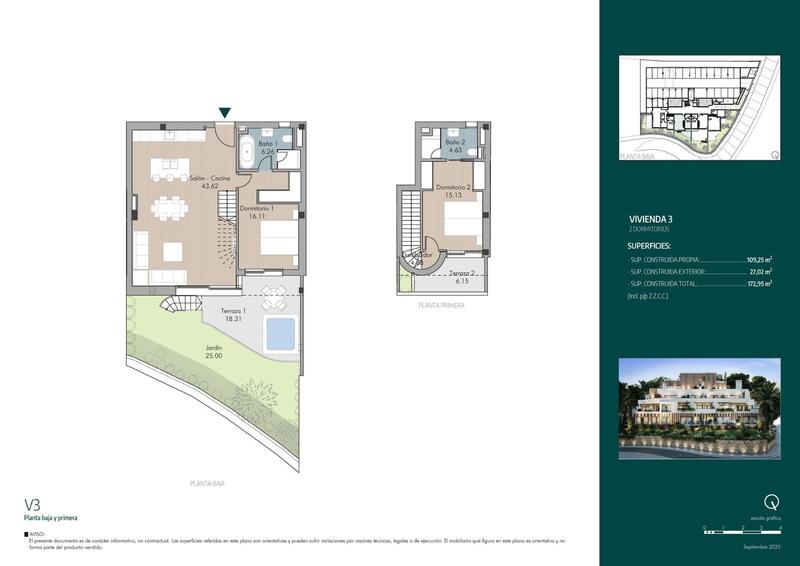 2 slaapkamer Appartement Te koop