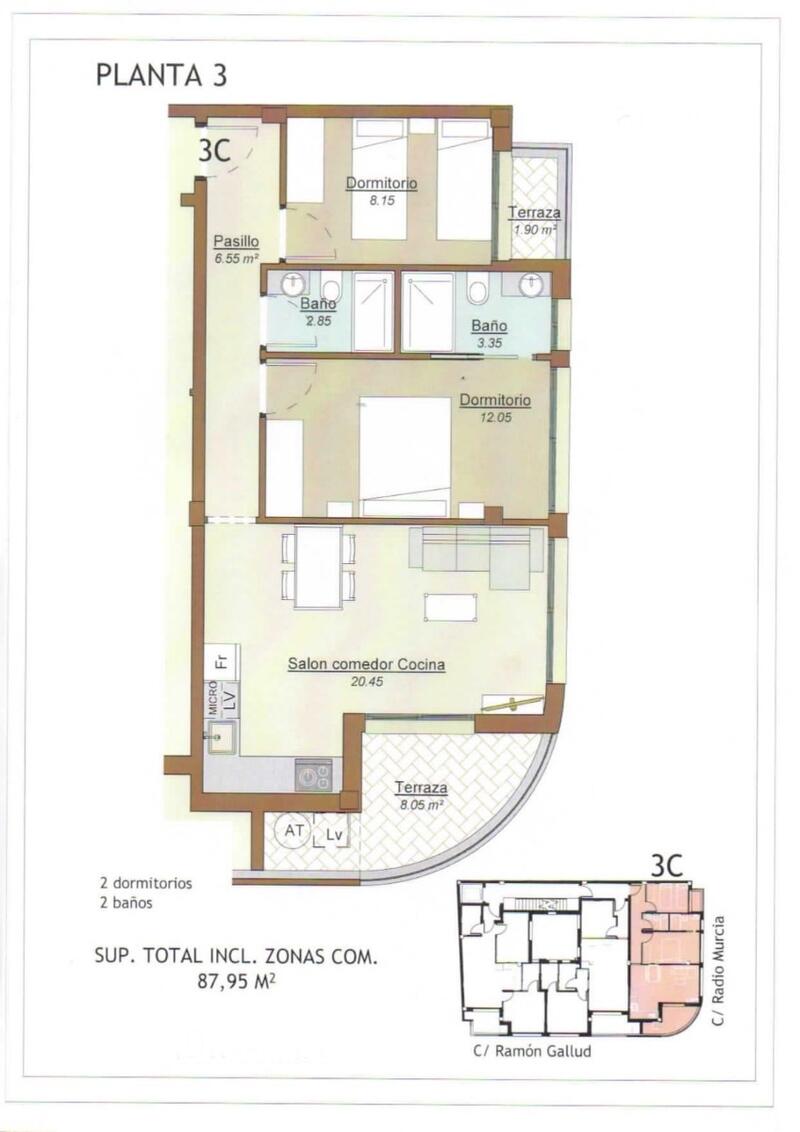 2 soveværelse Lejlighed til salg