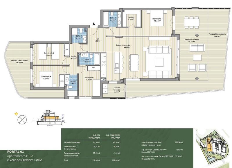 4 Cuarto Apartamento en venta