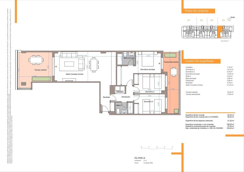 3 bedroom Apartment for sale