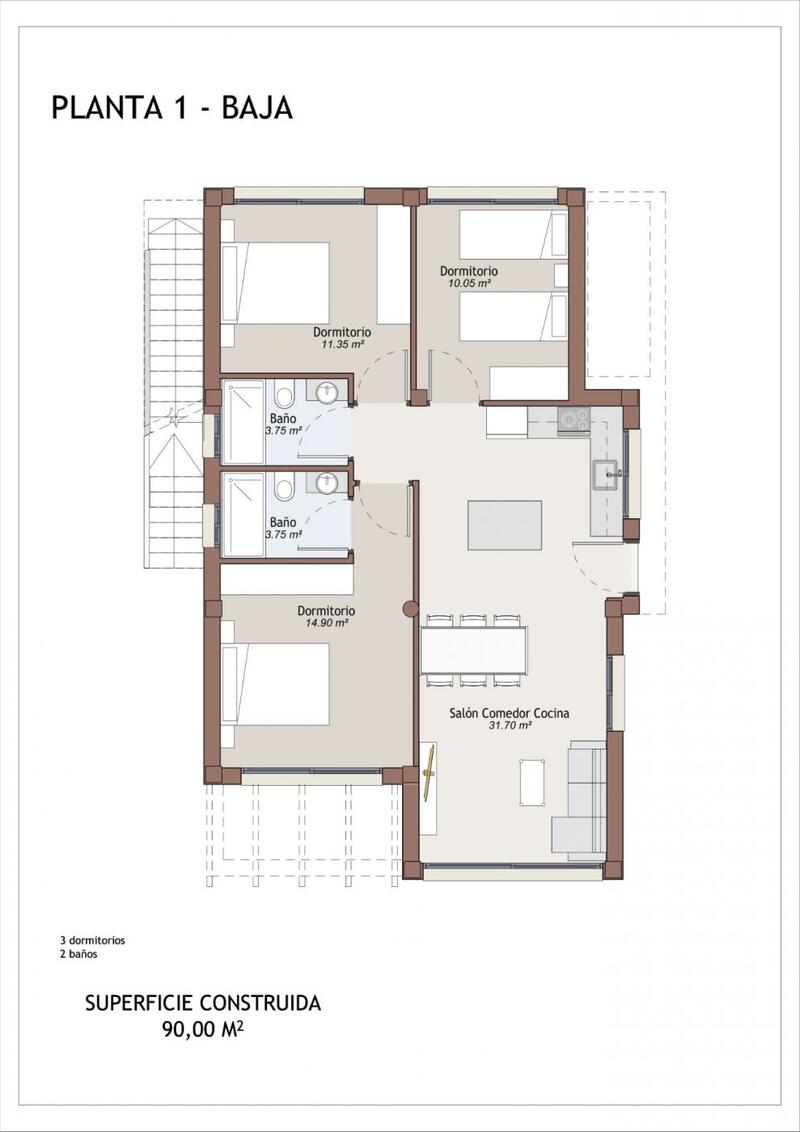 3 chambre Villa à vendre 3 chambre Villa à vendre