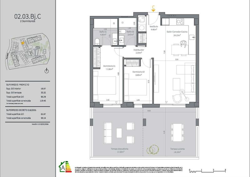 2 bedroom Apartment for sale