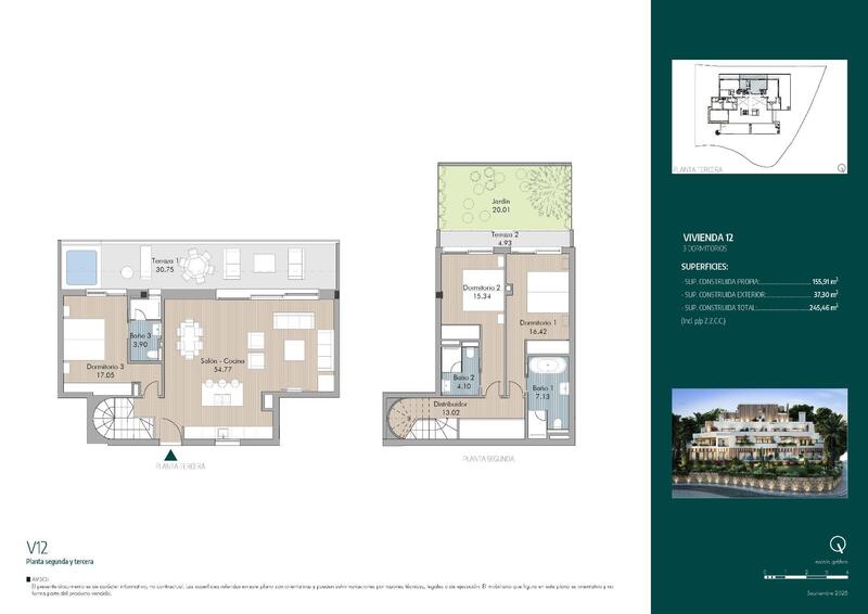 3 bedroom Apartment for sale