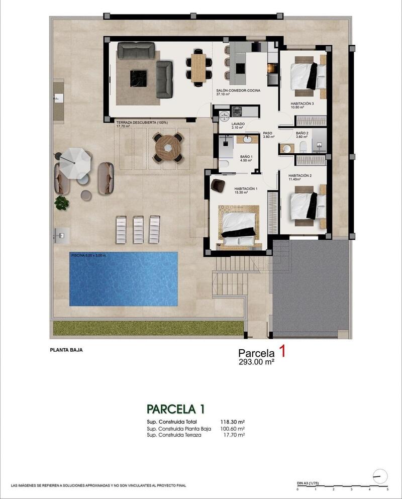 3 slaapkamer Villa Te koop