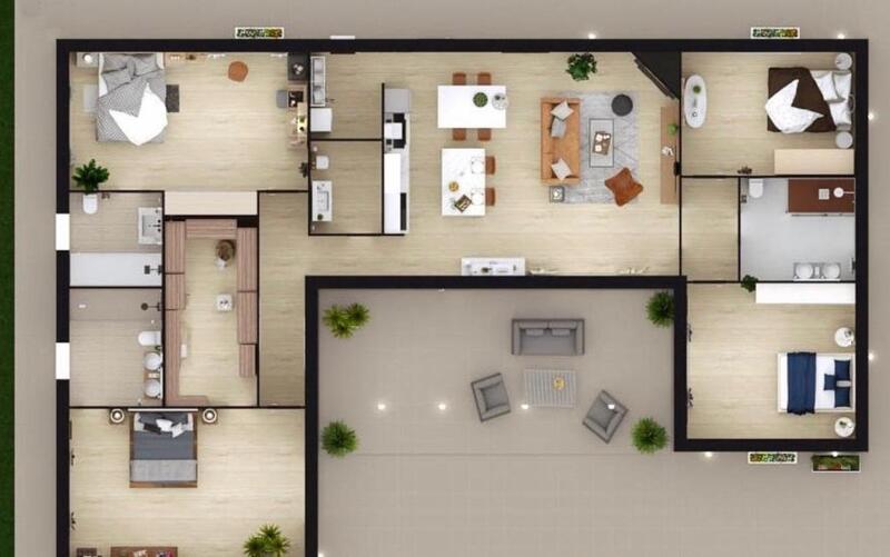 4 Cuarto Casa de Campo en venta 4 Cuarto Casa de Campo en venta