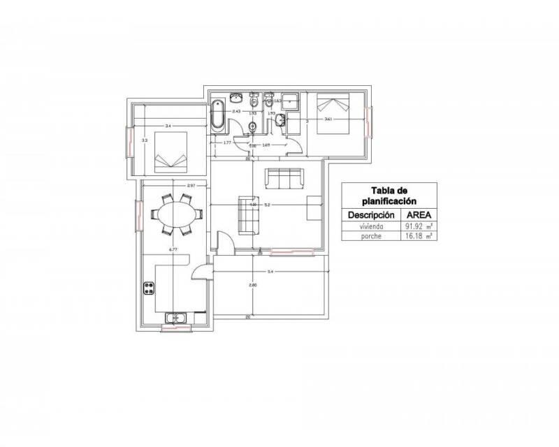 2 Cuarto Villa en venta