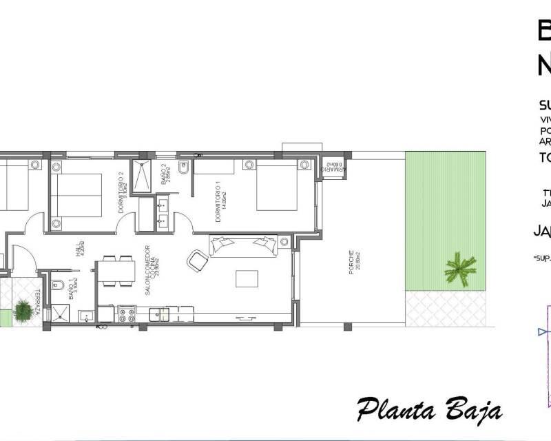 3 slaapkamer Appartement Te koop