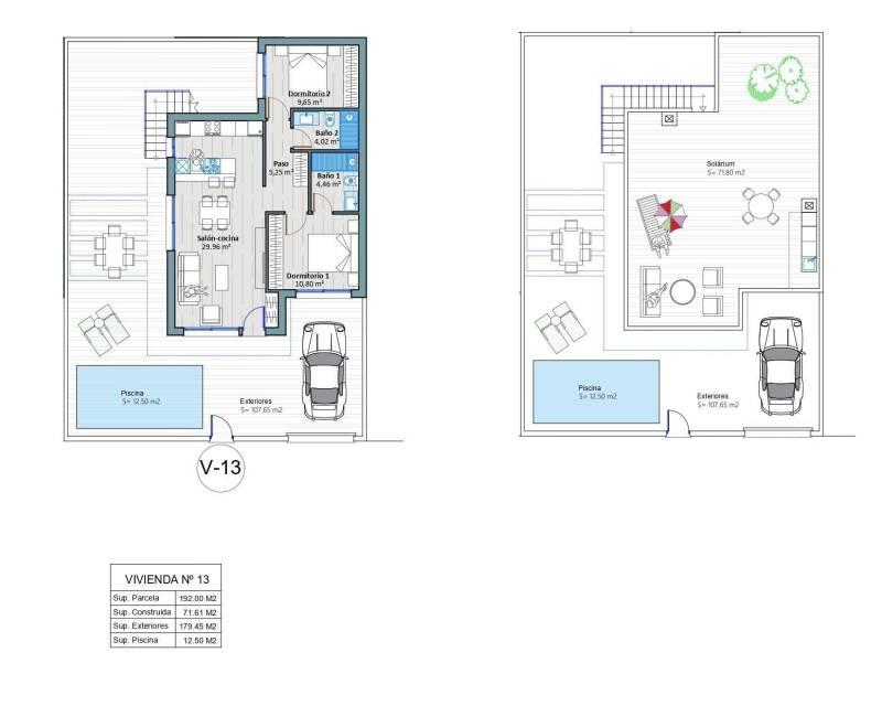 2 slaapkamer Villa Te koop